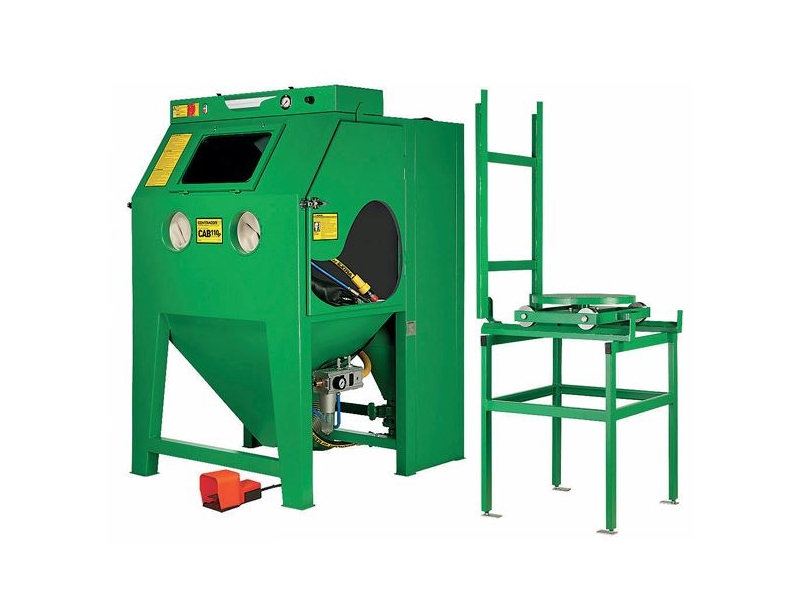 C-KUBE Professional PB Blast Cabinet - Side Door &  Roller Track Turntable