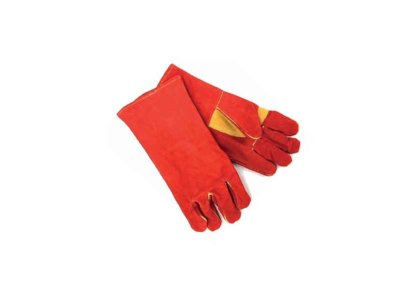 Standard Red Leather Gauntlets
