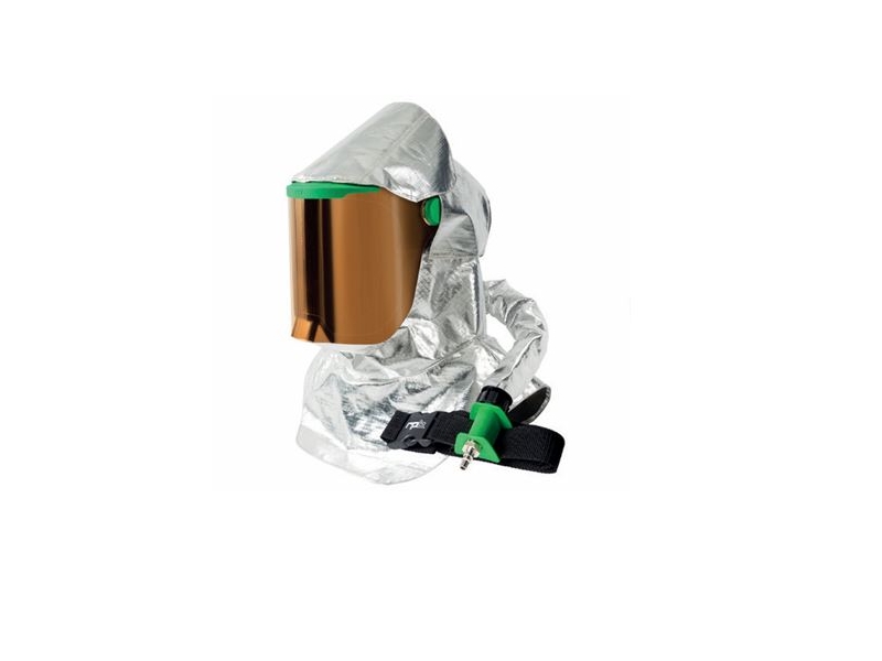 Z-Link Radiant Heat Respirator with Gold Visor